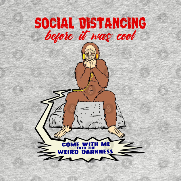 Social Distancing Bigfoot by marlarhouse